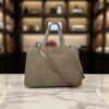 Geanta piele CROCO beige 047 - imagine 4