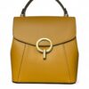 Rucsac piele ANA mustar 029 - imagine 2