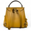 Rucsac piele ANA mustar 029 - imagine 5