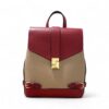 Rucsac piele ANA roz-rosu 030