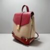 Rucsac piele ANA roz-rosu 030 - imagine 4